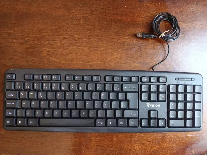 Teclado USB novo para computador