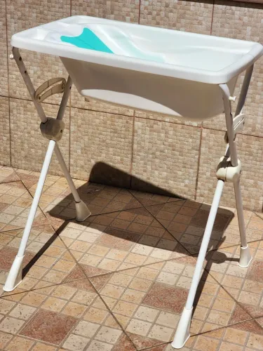 Banheira com Suporte e Assento Redutor