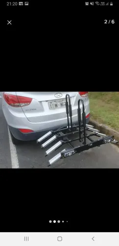 Suporte Transbike Engate Reboque 4 bikes Plataforma Novo Completo Instalado. 