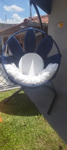 Balanço folha tricô náutico