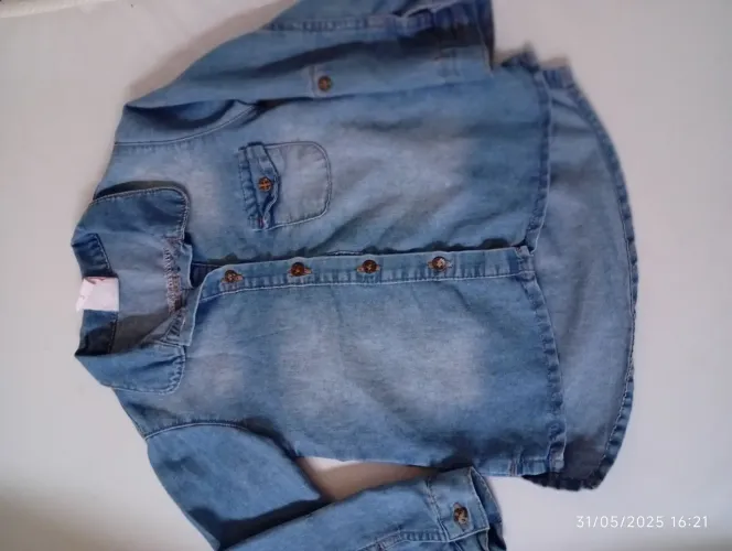 Camisa Jeans Infantil
