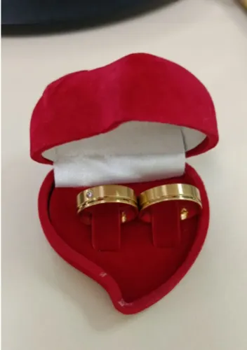 PAR DE ALIANÇAS (EMPÓRIO DO AÇO)