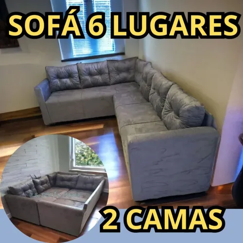 SOFÁ de Canto, GRANDE 6 LUGARES! Super OFERTA!