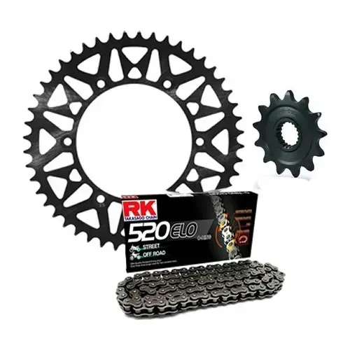 Kit Relacao Kx250f 49t 13t 520x116 Preta Edgers Ed030028