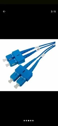 Patch cord fibra para conexões em redes de longa distância. 90 unidades , 900 reais