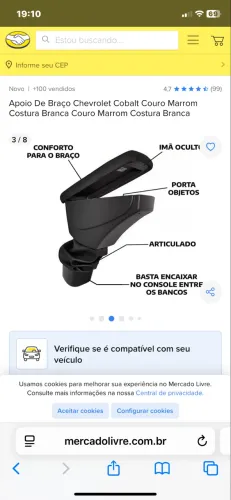 Encosto de braço 