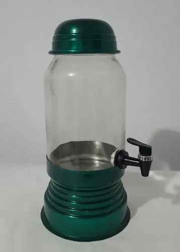 Suqueira de Vidro Multiuso de 3 litros com torneira, bonita, original, atual.
