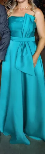 Vestido de festa azul