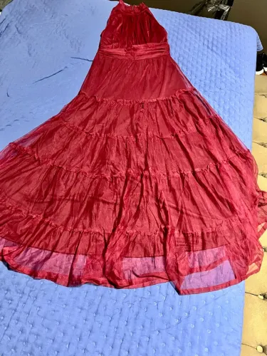 Vestido para festa Marsala
