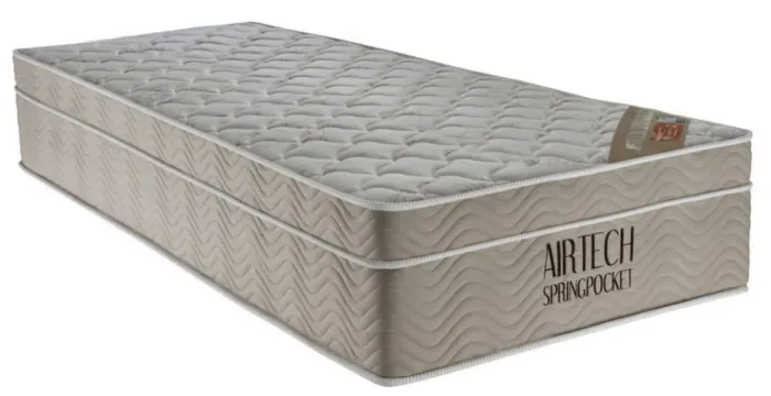 COLCHÃO SOLTEIRO AIRTECH NOVO 0,88 x 1,88 