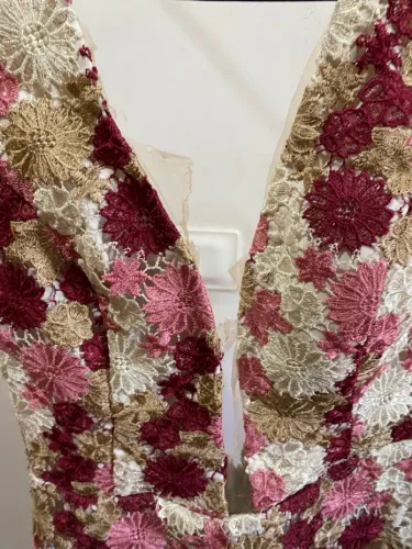 Vestido com flores