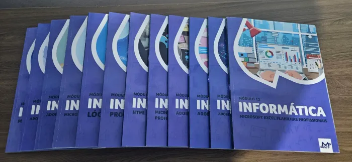 Livros Curso de Informática Microcamp - Modulos 1 a 12