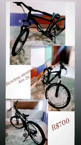 Bicicleta montada, aro 26/ Santo André- SP