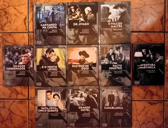 11 DVD'S DA COLEÇÃO FOLHA CLÁSSICOS DO CINEMA