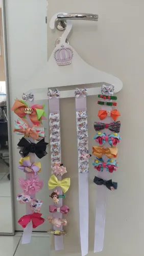 Organizador de Laços Infantil e porta arcos Perfeito para meninas!