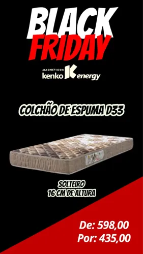 Colchão de Espuma D33 - Solteiro 