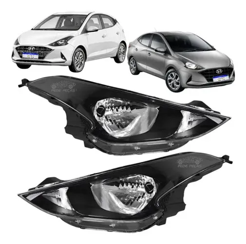 Farol Hyundai Hb20 Hb20s 2019 2020 2021 2022 Novo