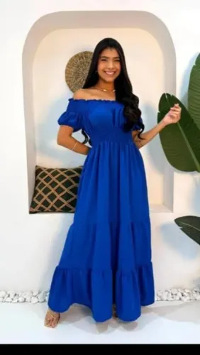 Vestido longo tamanho único veste 38/42