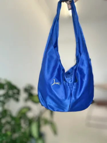 Bolsa PUMA Esportiva de Ombro Azul - Original