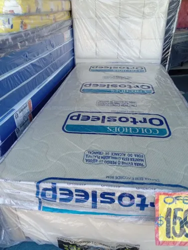 Colchão Ortosleep Solteiro com Cabeceira