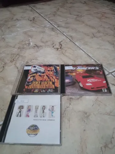 Lote com 3 jogos de Playstation 1