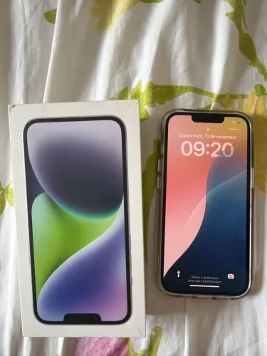 iPhone 14 lilás 128gb 