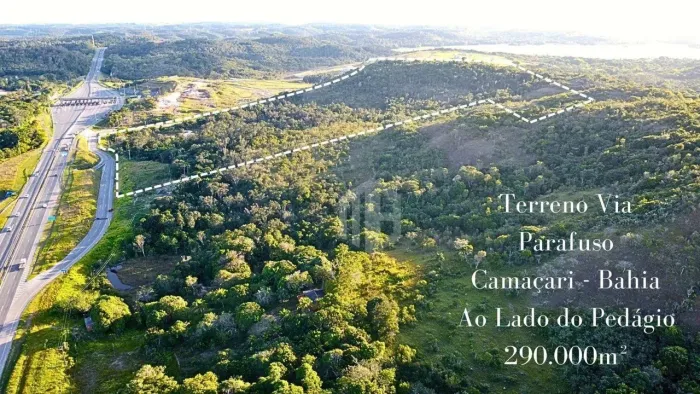 Terreno à Venda em Camaçari com Frente para Via Parafuso  290.000m² Ideal para Indústria o
