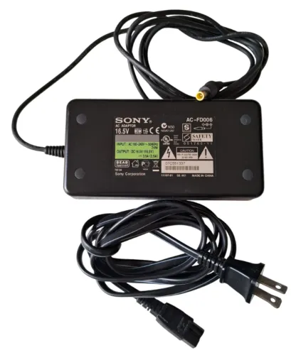 Carregador Sony 65W AC-FD006 pino 6,5mm 16,5V 65W