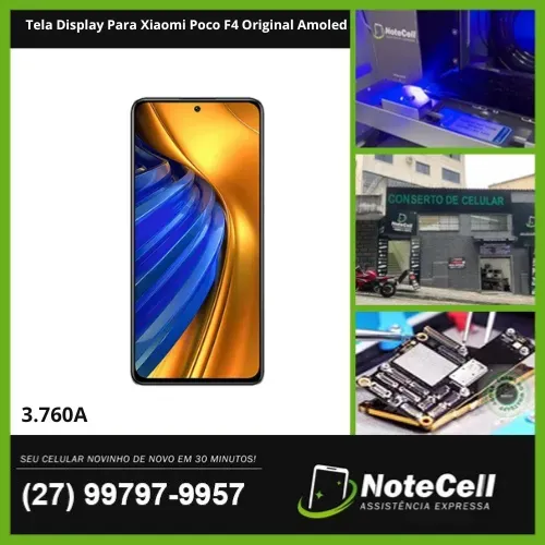 Tela Display Para Xiaomi Poco F4 Original Amoled- Instalação Expressa Em 30 Minutos!
