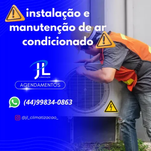 Limpeza, instalação de ar condicionado,