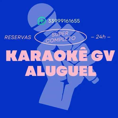 Aluguel de Karaokê em Valadares Completo com Pontuação - Som + Projetor com Telão