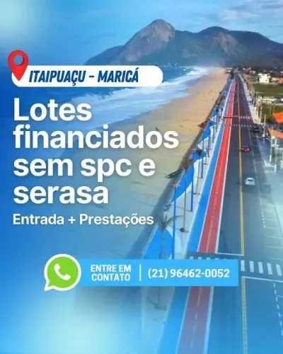 (ACEITO CAIXA) Lote 480m² rua 71entre Av 2 e 32, murado, água Cedae Jard. Atlântico Leste