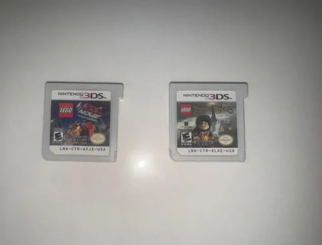 Lego Movie e Senhor dos Anéis Nintendo 3ds