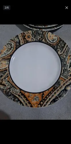 6 pratos(refeição raso)