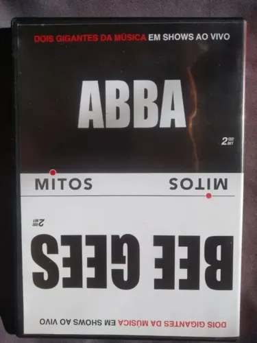 DVD MITOS BEE GEES E ABBA usado