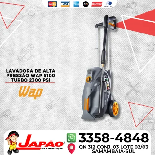 Lavadora de Alta Pressão WAP 5100 Turbo 2300 PSI