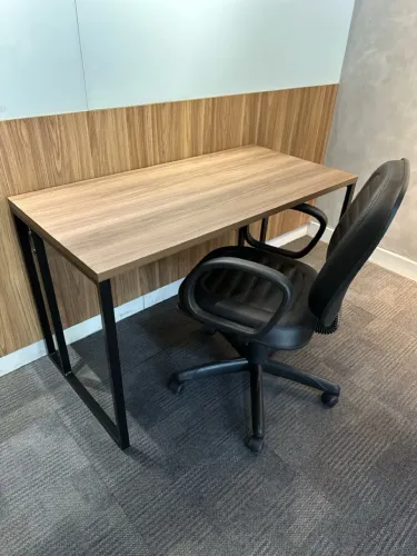 Mesa de Escritório com Cadeira de Escritório Design Moderno - LOJA IKONMIXOFFICE 