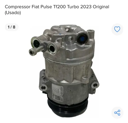 Compressor Fiat Pulse Tf200 Turbo 2023 Original