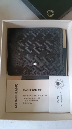 Carteira Montblanc italiana extreme 3.0 em couro