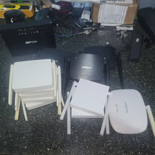 Kit roteador wi-fi 2.4ghz vários modelos