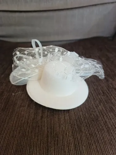 chapéu fascinator casquete daminha de honra
