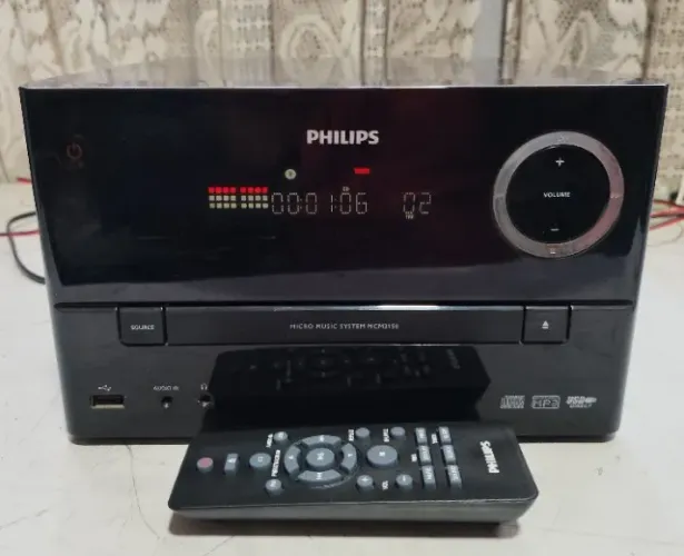 Micro System Philips Mcm-3150 Funciona Tudo Lendo Cd Usb Ok