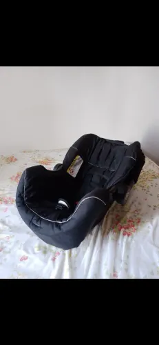 Kit Carrinho de Bebê + Bebê Confort Galzerano Milano Preto