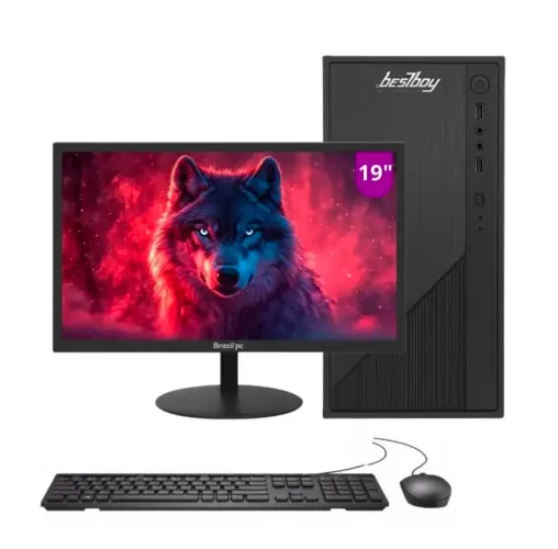 Computador Completo Intel I7 16gb Ram Ssd 512gb Monitor 19" Windows 10 Trial - BestBoy