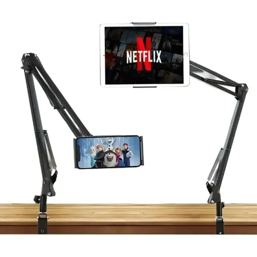 Suporte Celular Braço Articulável Universal Flexível Para Celular Tablets Microfone