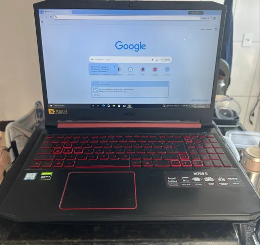 Notebook acer GAMER NITRO 5