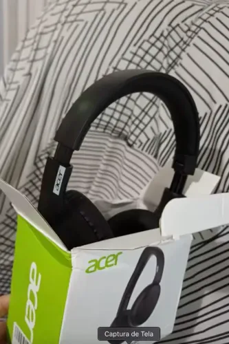 FONE BLUETOOTH 60 HORAS DE BATERIA NOVO NA CAIXA ACER GRAVES POTENTE QUALIDADE SONORA
