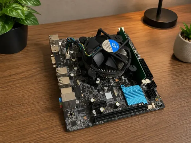 Kit core i3 terceira geração, com 2gb de memoria ram e cooler, pronto para uso!