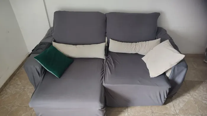 Sofá mega confortável reclinável retrátil 