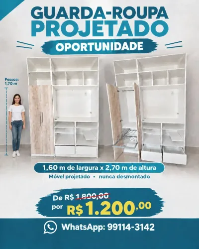 Guarda-roupa projetado